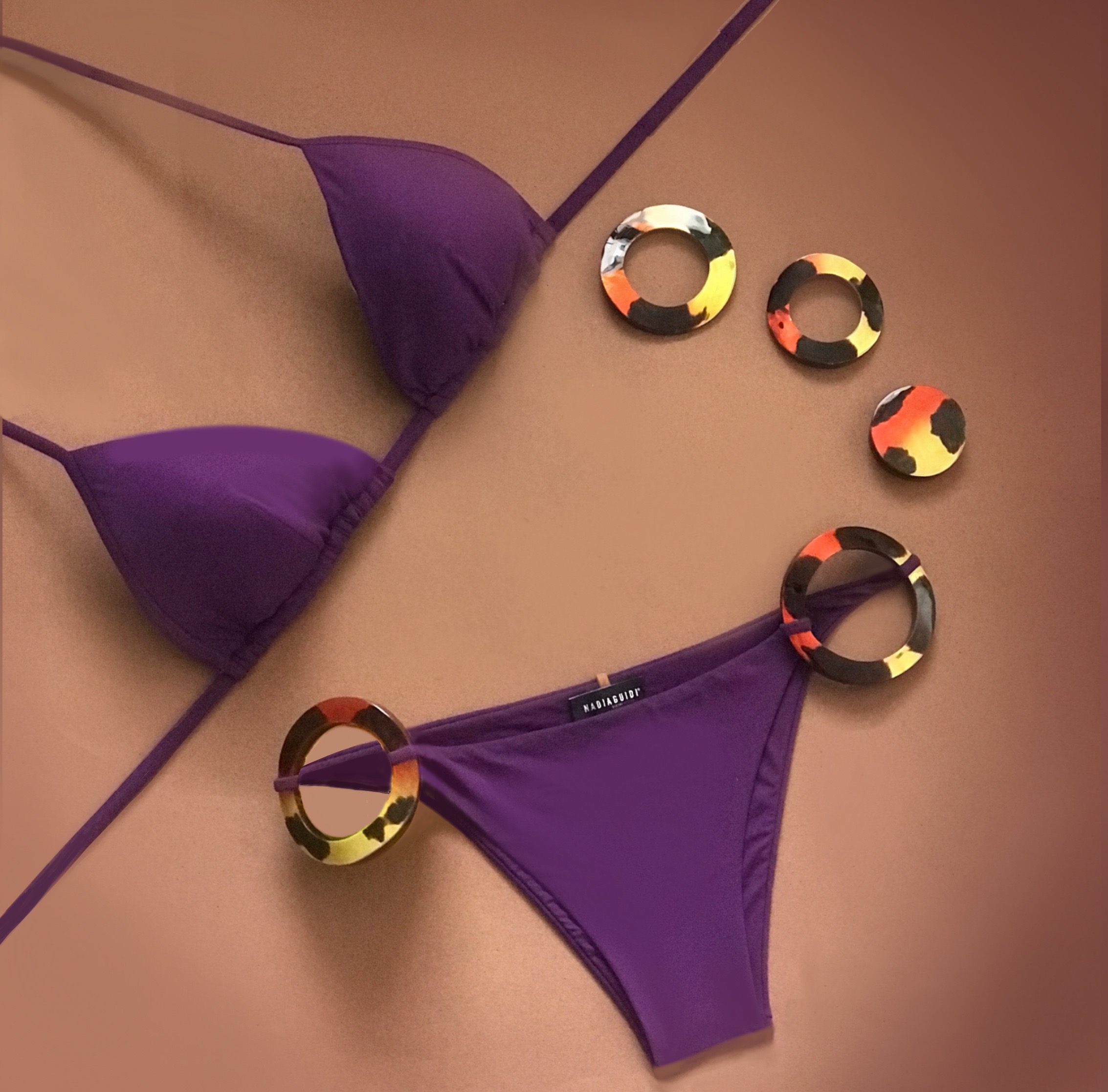 Nadia Guidi 01.i VIOLANTE Bikini Triangolo Imbottito